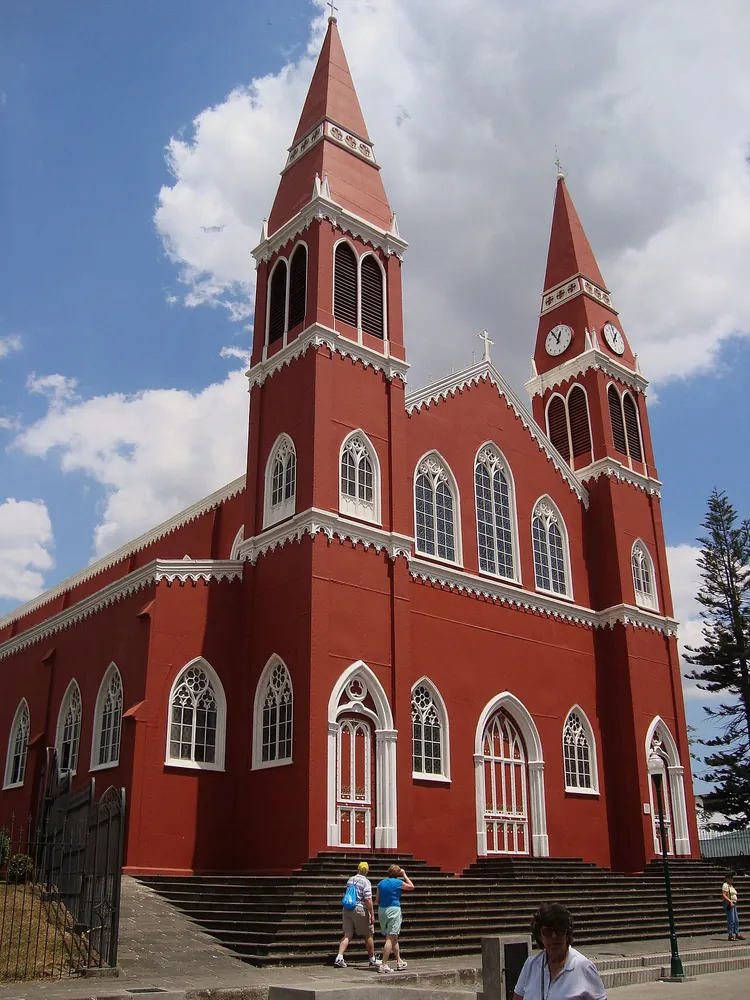 Grecia's Red Metal Church, landmark in San José & Central Valley (photo 2 of 3)