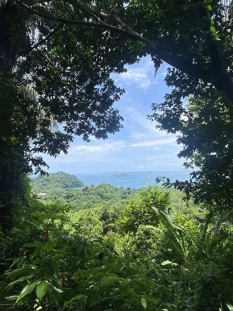 El Mirador trail lookout (Mirador Punta Serrucho trail), Manuel Antonio, viewpoint in Central Pacific