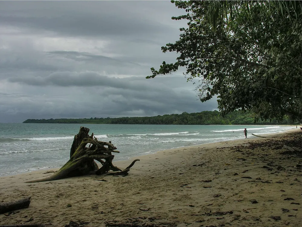 Playa Puerto Vargas (Cahuita National Park south entrance), playa en Caribe (foto 1 de 3)